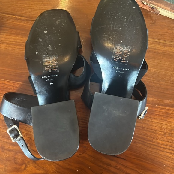 Rag & Bone Reese Leather & Suede Strappy City Sandal - Picture 7 of 9